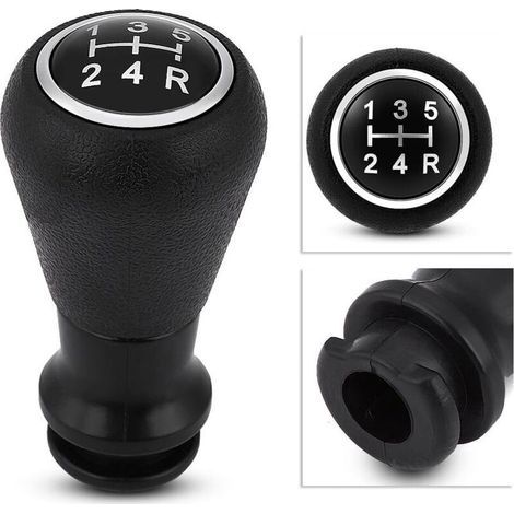 Pommeau de levier de vitesse 5 vitesses pour Peugeot 106 107 205 206 207 405 Cit-roen C1 C3 C4 (1/5)