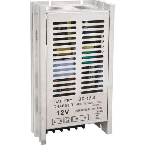 Generator-Batterieladegerät, 12 V 5 A Ausgang, 160–250 V AC 0,9 A Eingang, automatische Erhaltungsladung (1/5)