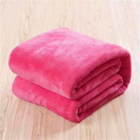 Tapis De Cuisine - Flanelle Micropluche Douce - Anti-dérapant - 100 X 140 Cm - Rouge - 1 Pièce (1/2)