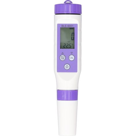 Digitaler ORP-Tester mit hintergrundbeleuchtetem Display, austauschbarer pH-Sonde und Bluetooth, für Schwimmbäder, Spas, Aquaponik und Labore