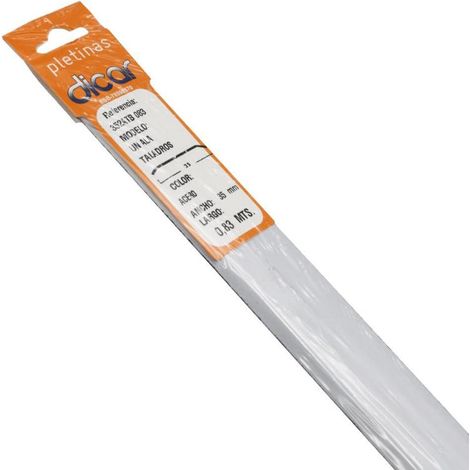 PLETINA ALA ACERO 3,5X83CM ATORNILLAR (1/4)