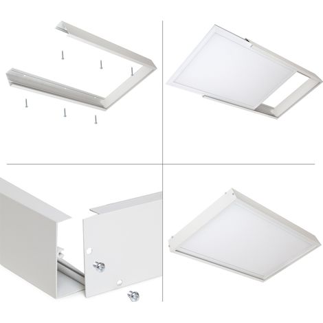 Einbaurahmen Oberflächenmontage LED -Tafel 60X30Cm (1/3)