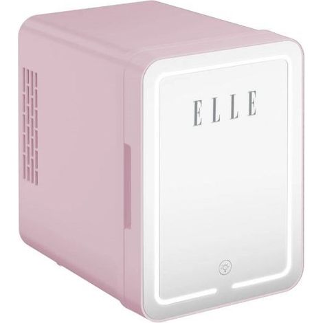 Mini-frigo avec miroir de maquillage LED ELLE 4L violet (1/5)