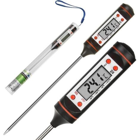 Thermomètre numérique à stylo sonde pour aliments thermomètre alimentaire de -50 °C à environ Écran LCD +300 °C (1/5)