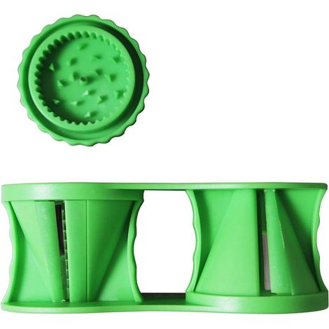 Fackelmann 44115 Affetta Spaghetti di Verdura e spirali, 2in1, Multiply, Verde, NC (1/4)