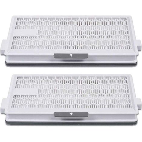 Air Clean Plus 50 Filter für Miele Complete C3 Powerline S8340 Staubsauger, Air Clean SF-HA 50 Filter für Complete C2, C3, Compact C1 und C2 Staubsauger (2er-Pack) (1/4)