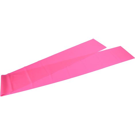 Bande Élastique Fitness 1.5M Rose Rouge - Sangle Yoga Élastique Résistante (1/3)