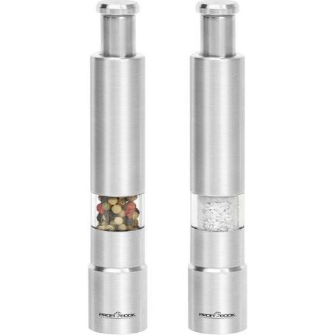 Pfefferstreuer + Salzstreuer, mechanischer Betrieb (1/5)