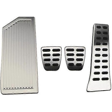 Couvre-pédales pour Hyundai Sonata IX35, I40, IX45, Tucson, Santa Fe, Nexo, Genesis / Kia Ceed, Sportage QL, Sorento KX5, K5, Optima - Pédales pour boîte manuelle (lot de 4) (1/5)