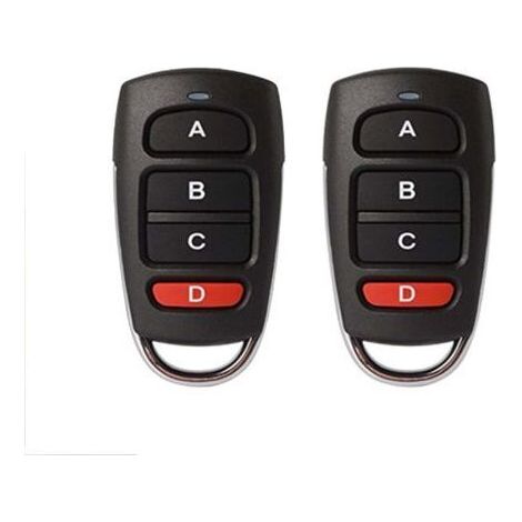 telecommande 433mhz Universelle Portail, telecommande portail universelle, Duplicateur sans Fil clonage 433,92 MHz(2PCS)-