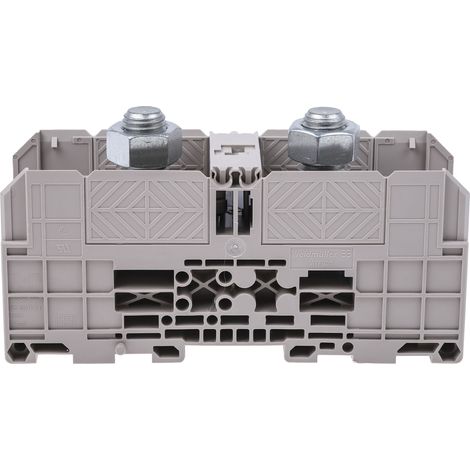 Bloc de jonction rail DIN Weidmuller WFF, 25  240mm², Boulon, Beige foncé ( Prix pour 1 )
