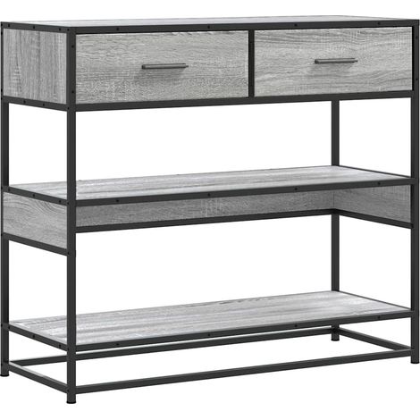 Maison Exclusive - Tavolo Consolle Rovere Sonoma 90x35x80 cm in Legno Multistrato