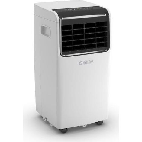 Olimpia Splendid - 02473 Dolceclima Compact 10 MBB Wi-Fi Aire Acondicionado Portátil - 10.000 BTU/h, 2,6 Kw, con Mando a Distancia y WiFi Incorporado, Gas Natural R290, Diseño Made in Italy, Blanco[A]