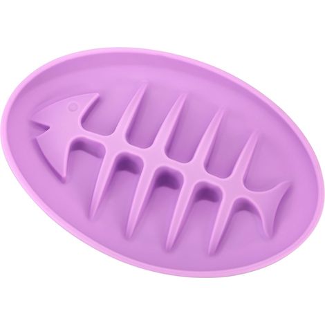 Gamelle anti-glouton pour chats et chiens violet
