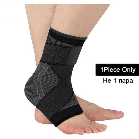 Attelle de cheville unisexe - soutien pour la fasciite plantaire, les entorses et la tendinite d'Achille - manchon de compression ajustable (1/5)
