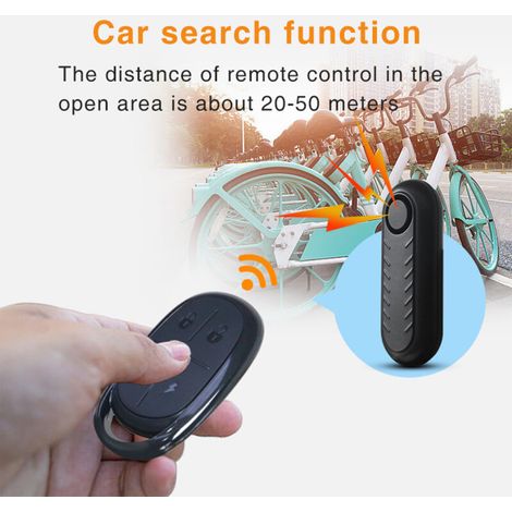 Antivol de Vélo avec Système Sensor de Vibration Sans Fil et Contrôle à Distance 110dB Résistant à l'eau Alarme Sécurité pour Garage Porte Motocyclette (1/4)