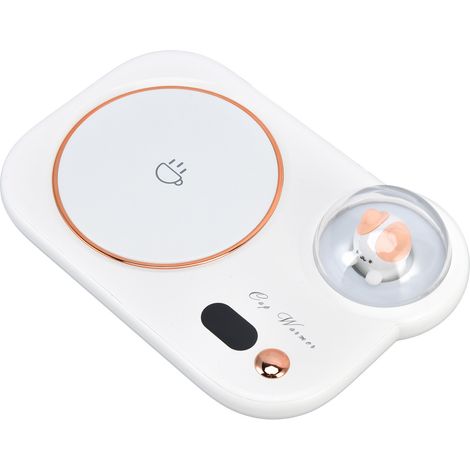 Chauffe-tasses intelligent, 3 modes, arrêt automatique, chauffe-tasses pour café, thé et lait, 220 V, blanc (1/5)