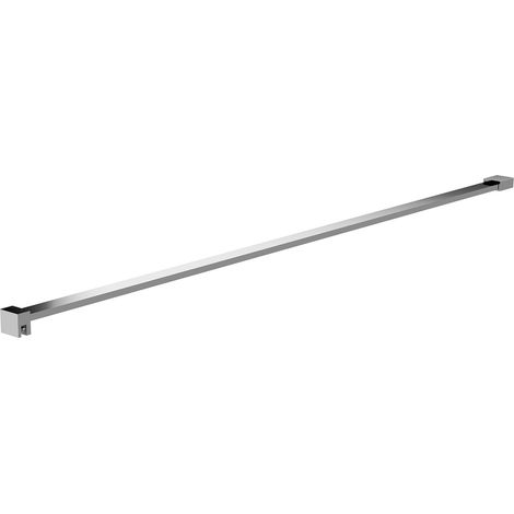 Hudson Reed Chrome 1200mm Flat Shower Screen Support Bar - FIX030 (1/3)