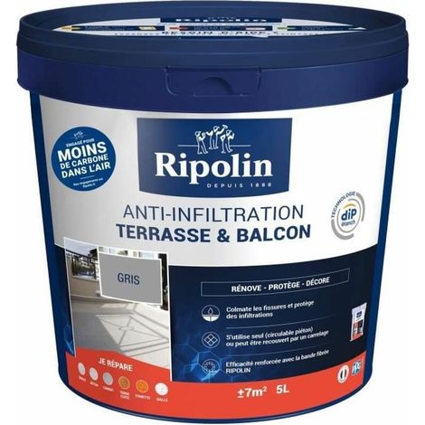 Abdichtungsbeschichtung Ripolin Außenboden grau 5 Liter