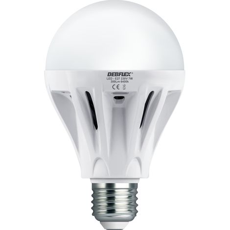 DEBFLEX - AMPOULE A80 ANTI COUPURE VERRE BLANC E27 7W 6400K 300LM - 600034