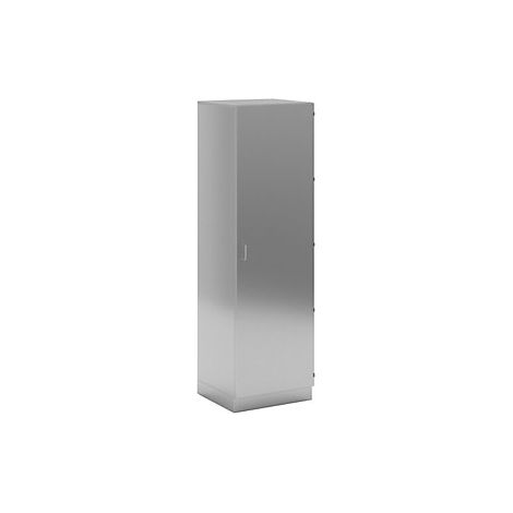 Armario alto de acero inoxidable para salas blancas  1 puerta