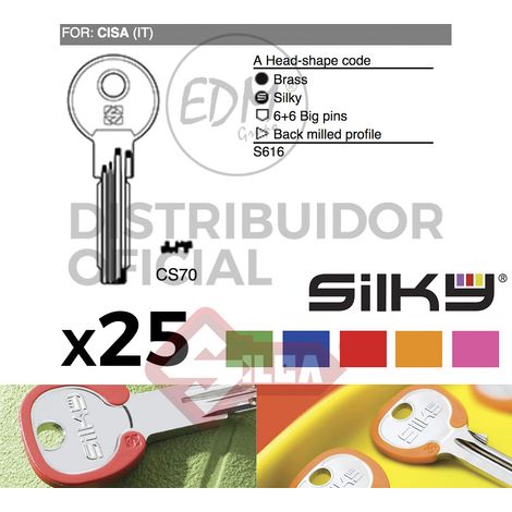 ASSORTIMENT CLÉS SILKY CS70DZ  CISA
