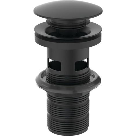 Ideal Standard Push-Open para lavabo con rebosadero Silk Black, E1482XG