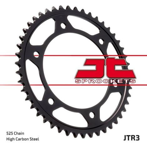 Pi帽贸n trasero de acero JT R3-42, 42 dientes, tama帽o 525 (1/2)