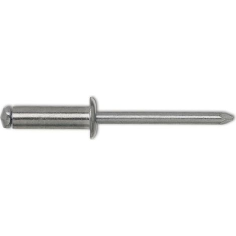Blindnieten mit Flachrundkopf 6,0x14 Aluminium Nieten mit Stahldorn - 250 Stück