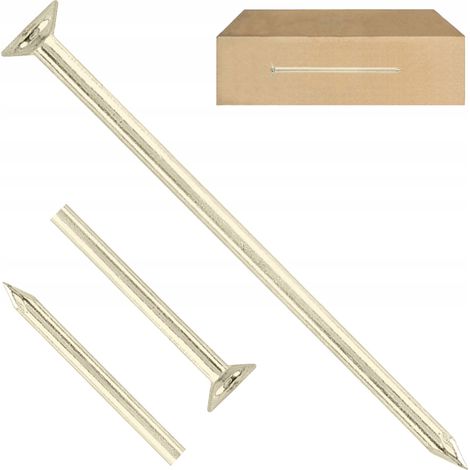 Pointes De Menuiserie Galvanisées, 1.6 x 30 mm, Finition Précise, Seau 5 kg (1/5)