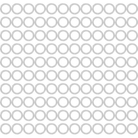 120 Stück Unterlegscheiben aus Edelstahl, flach, 8 mm Innendurchmesser, 11 mm Außendurchmesser, Wartungszubehör 480
