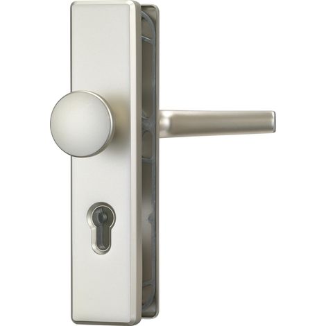 Garniture de Protection KLS114 F2 - Poignée Maillechort, Porte Blindée (1/5)
