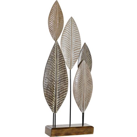 DKD Home Decor Statue en Bambou Marron 33x10x81 cm (1/3)