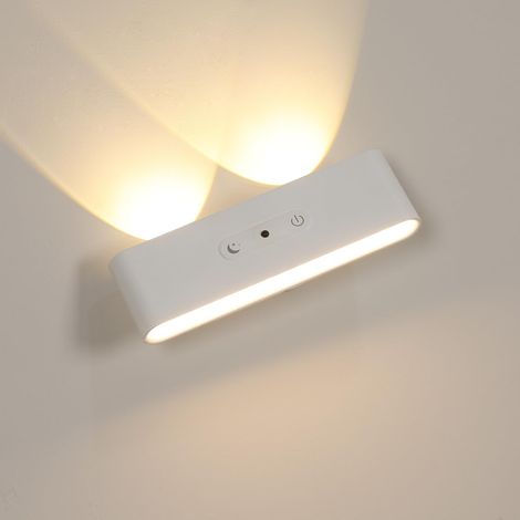 Veilleuse LED 3600 mAh, rechargeable de type C, spot et veilleuse, intensité variable 3000-6500 K, télécommande tactile et infrarouge, applique murale à capteur intérieur, montage magnétique (1/5)