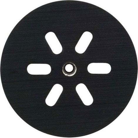 Plateau De Ponçage - 150 Mm - Pour Ponceuse Excentrique - 6 Trous - Caoutchouc Flexible - 1 Pièce (1/4)