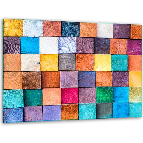 Support pour planche à découper en verre mosaïque 40x30 (1/5)