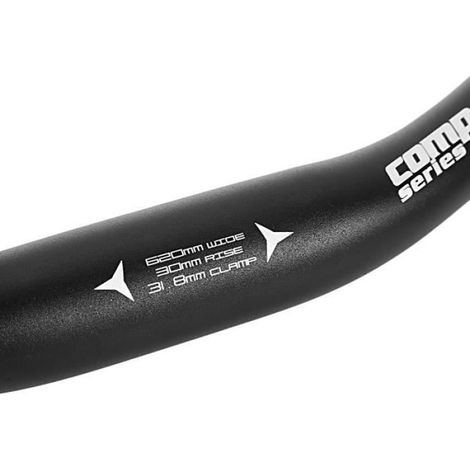 WAKE 31,8 x 620mm en alliage d'aluminium Bar vélo Riser Guidon (1/4)