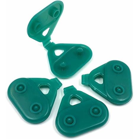 Lot de 20 pinces à linge pour serre - Clips de fixation anti-oiseaux - Boucles fixes-LIAIKI (1/5)
