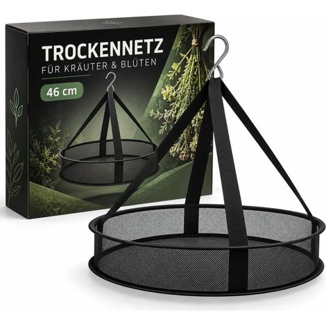 Trockennetz 46 cm 1 Etage Trocknungsnetz Kräutertrocknung Pflanzentrocknung (1/5)