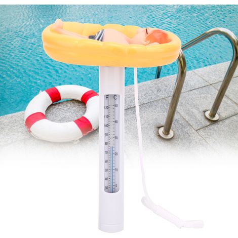 Thermomètre flottant mignon pour piscines extérieures, intérieures et spas (1/5)