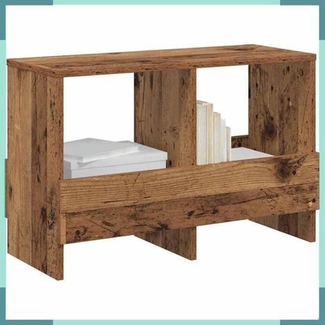 Porte-revues - 890990 - Bois ancien - Bois d'ingénierie (panneaux) - 68,5 x 30 x 45 cm (1/5)