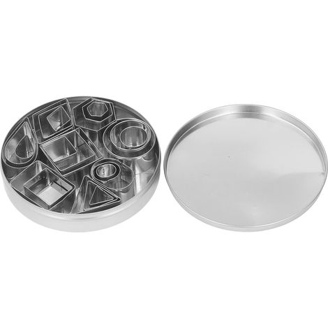 24 Pièces Emporte-Pièces en Acier Inoxydable, Formes Géométriques pour Biscuits, Moules à Découper pour Pâtisserie DIY (1/5)