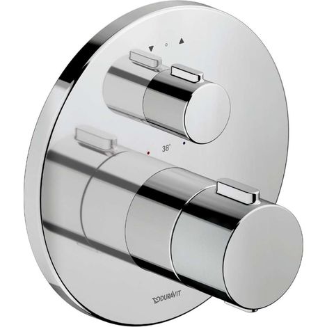 Duravit Thermostatarmatur Thermostat Unterputz, 2 Verbraucher, (1/2)