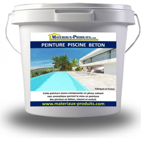 Peinture Spéciale Piscine Béton - 5 L Blanc - MATPRO (1/5)