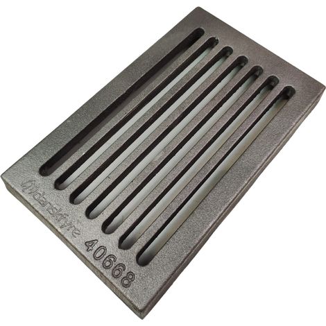 Grille à cendres pour poêles à cheminée Kaskade II – Fonte – Dimensions 254 x 154 x 30 mm – Encastrable et montage rapide – Kaminxpert