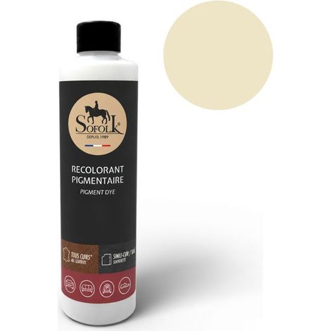 Peinture Cuir/Simili-Cuir (125ml, RAL 1015) - SOFOLK - Entretien pour Siège et Volant de Voiture, Canapé, Chaussure (1/5)