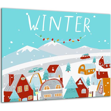 GLASSCHUTZPLATTE FÜR HERD 60x52 WINTER (1/5)