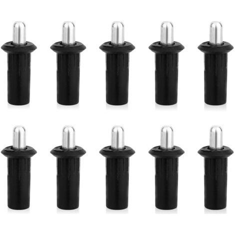 Set of 10 Cabinet Door Repair Pins, Spring Dampers Connectors Plastic and Metal Furniture Fixing for Shutters Doors and Windows (1/5)