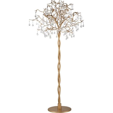 Lustre sur pied Icicle laiton antique - 232-11