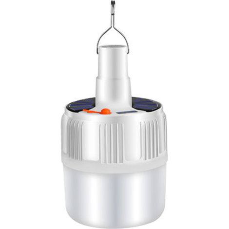 100-W-tragbare Campinglaterne, wiederaufladbar, Notleuchte für Outdoor-Aktivitäten, Zuhause, Camping, LED-Solarlampe, 1 Stück